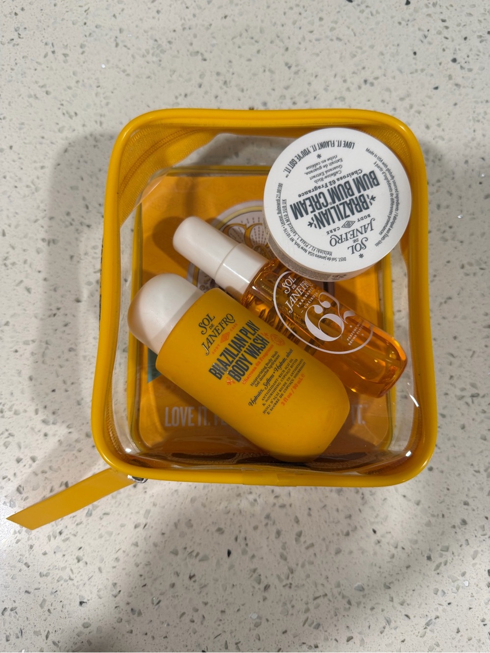 Sol de Janeiro Yellow Travel Bath & Body Trio